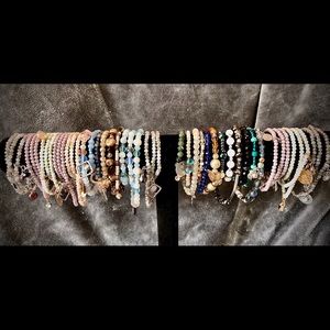 Beaded wrap bracelets